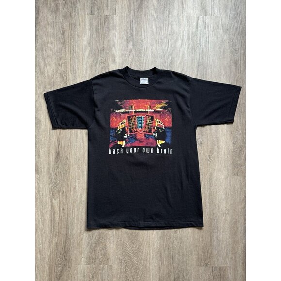 Vintage 1996 Johnny Mnemonic Keanu Reeves Movie Promo Rare Hacck Your Own Brain - Picture 1 of 9